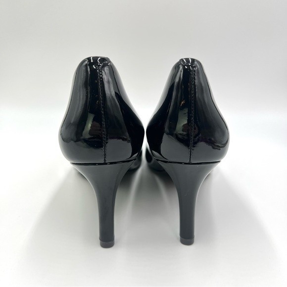 9W 9 W WIDE WIDTH Rockport Women's Total Motion 75MM Black Patent Leather Heels - Picture 7 of 15